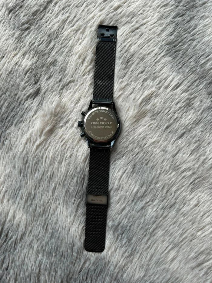 Montre homme noire élégante - style minimaliste - photo numéro 5