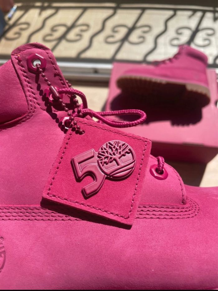 Timberland pink/fuchsia/rose taille 36 - photo numéro 4