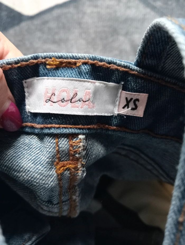 Combishort en jean femme - photo numéro 6