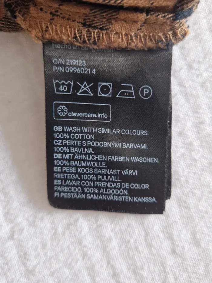 Chemise H&M croc top manches longues noire - photo numéro 9