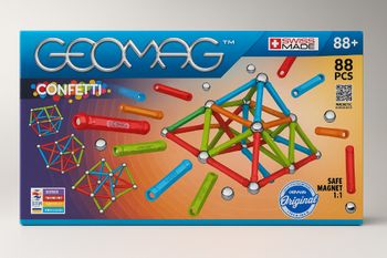 Geomag Classic Confetti 88 pcs Jeu de Construction magnétique pour Enfants
