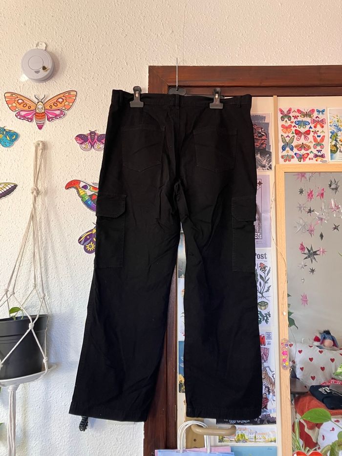 Pantalon cargo noir Chache Chache