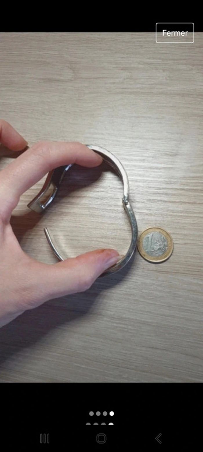 Magnifique manchette vintage authentique ressort classe - photo numéro 4