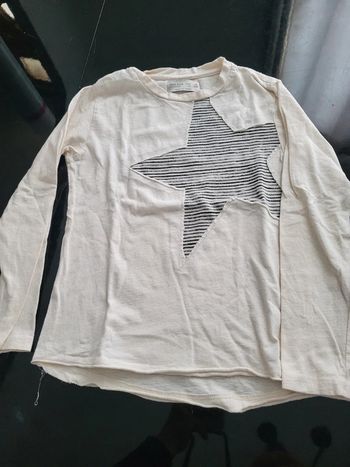 Haut ecru  zara 6 ans