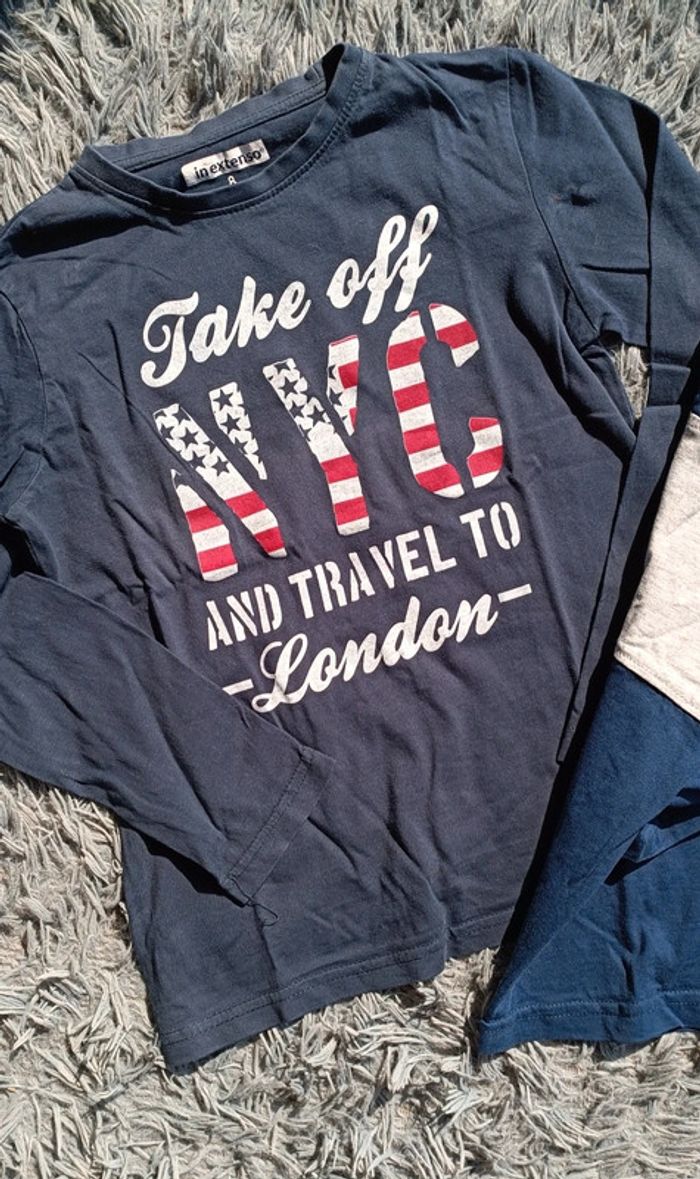 Lot de 2 tshirts manches longues - photo numéro 2