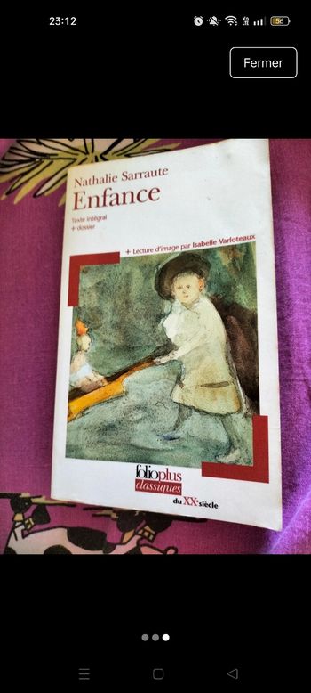 Enfance de Nathalie Sarraute 