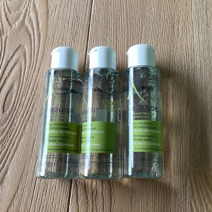 A-Derma Biology Eau Micellaire 3 fois 100 ml Neuf