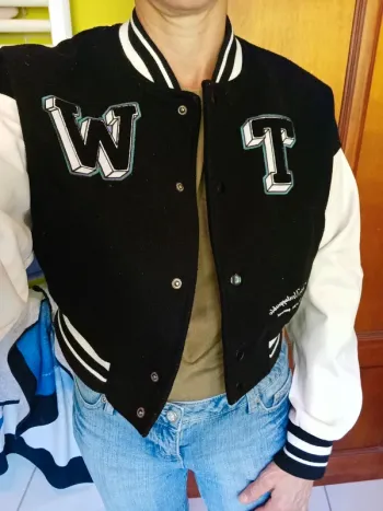 Blouson bombers noir femme Tally Weijl