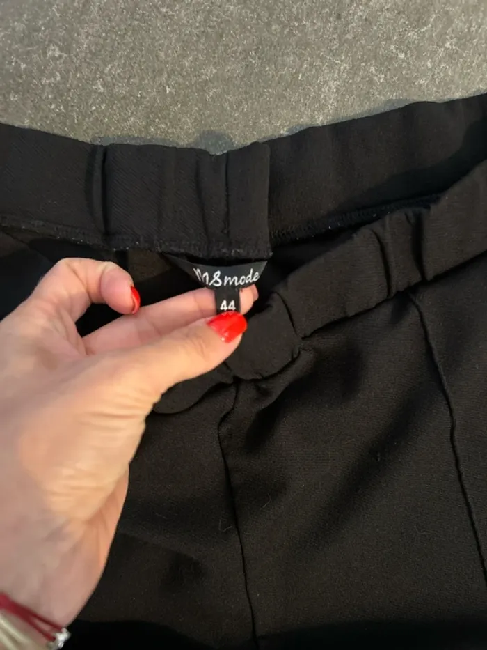 Pantalon élastique noir ms mode 44 - photo numéro 3