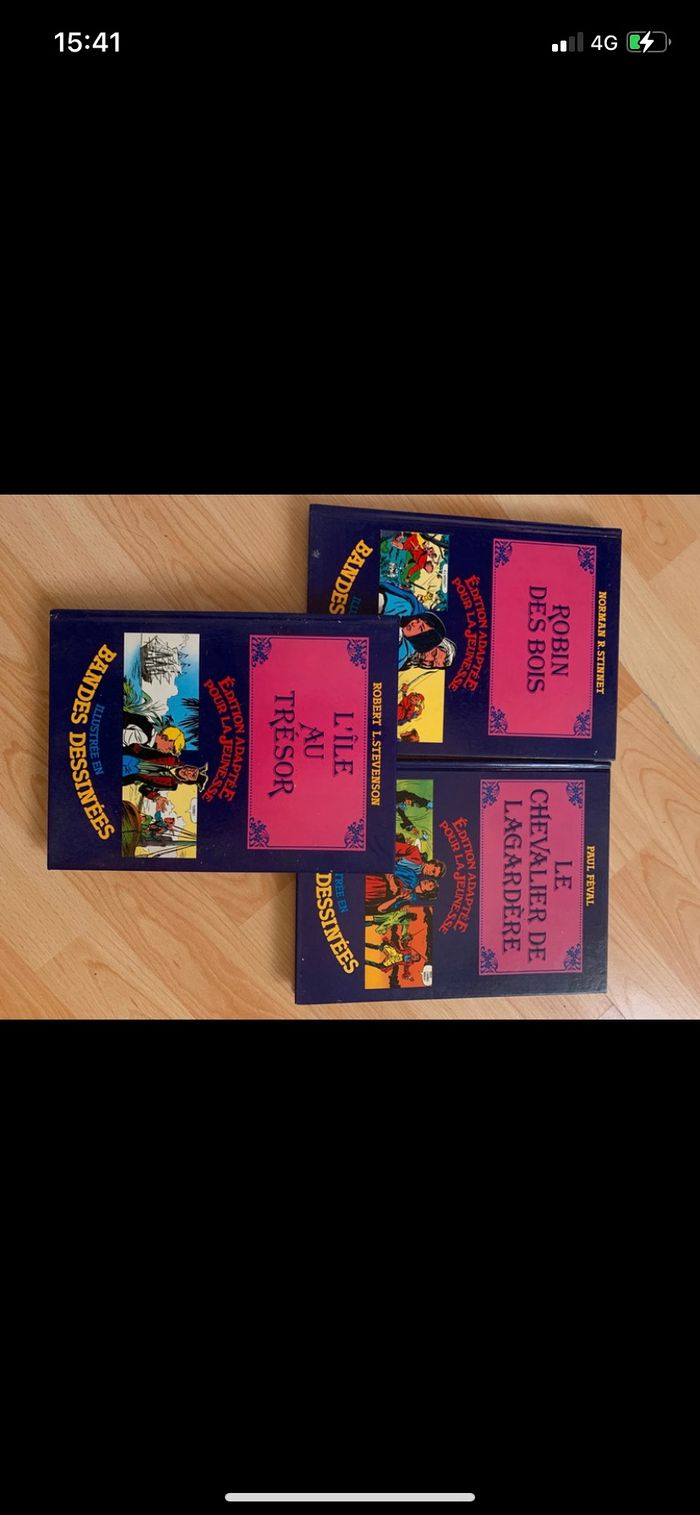 Lot 3 livres BD