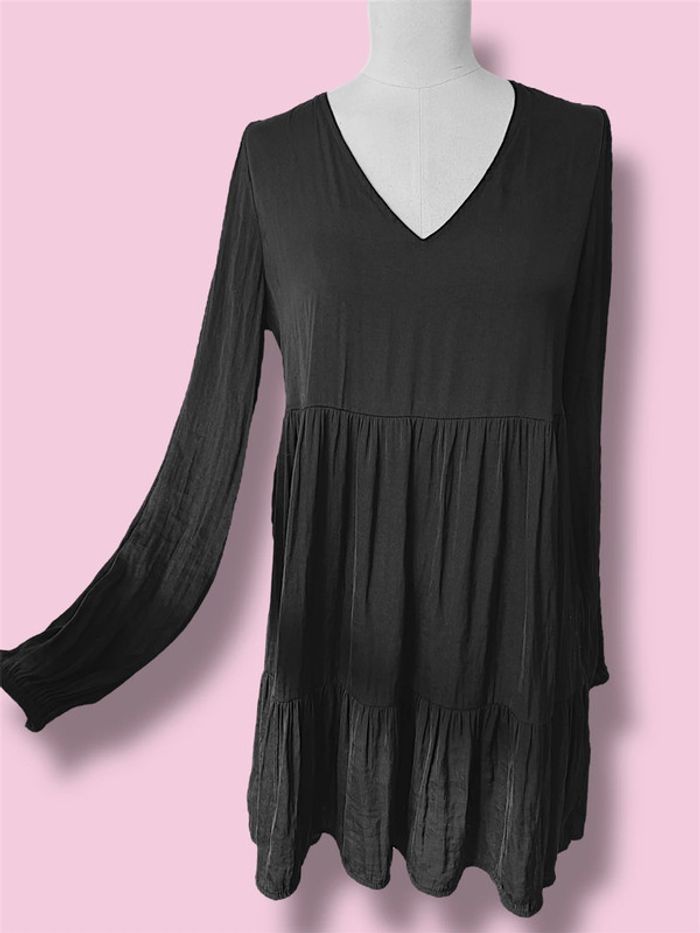 Robe noir camaïeu