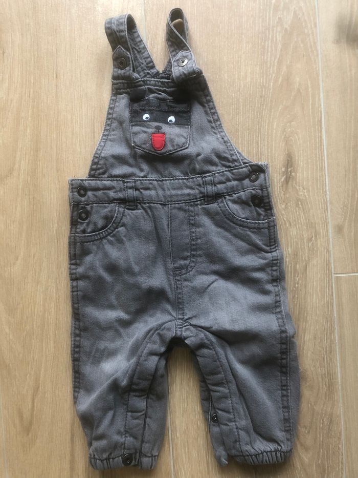 Ensemble salopette+ t shirt manches longues bébé garçon - photo numéro 5