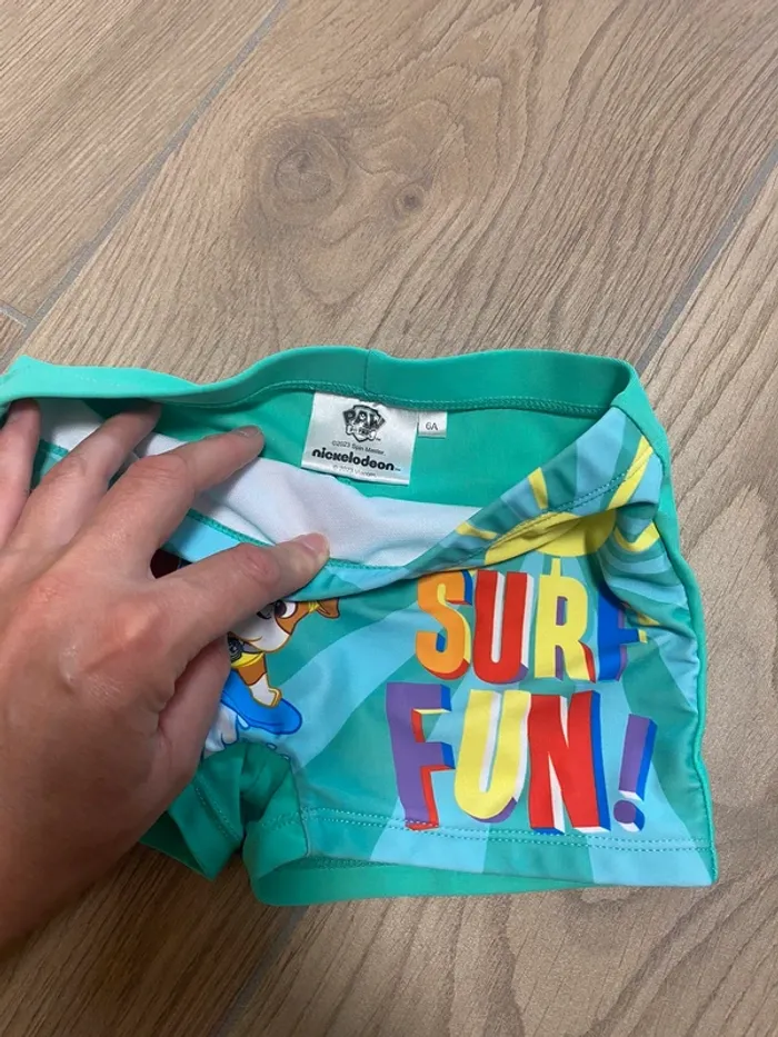 Maillot de bain pat patrouille comme neuf - photo numéro 3