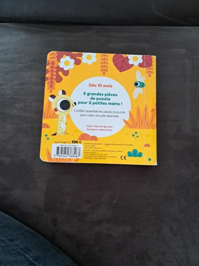 Livre puzzle animaux sauvages - photo numéro 2