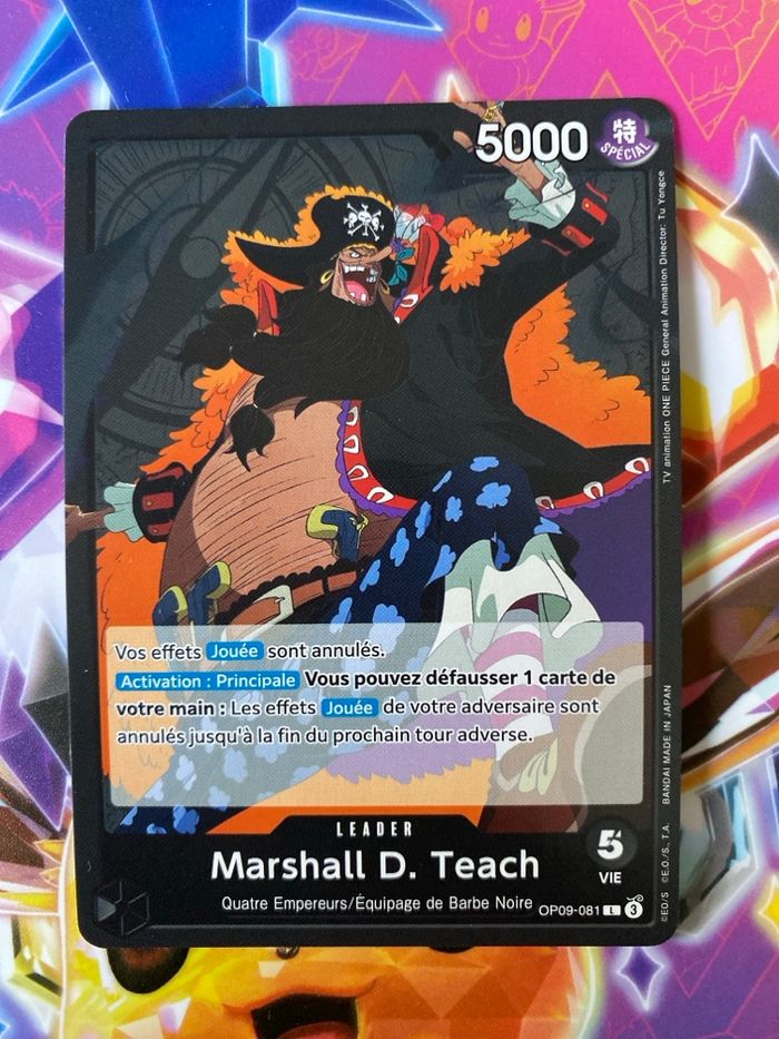 Carte one piece neuf