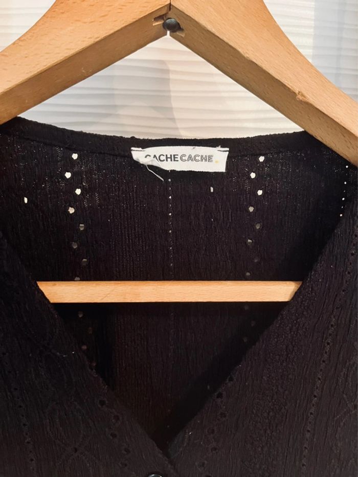 Blouse à manches longues ajouré taille XS - photo numéro 7