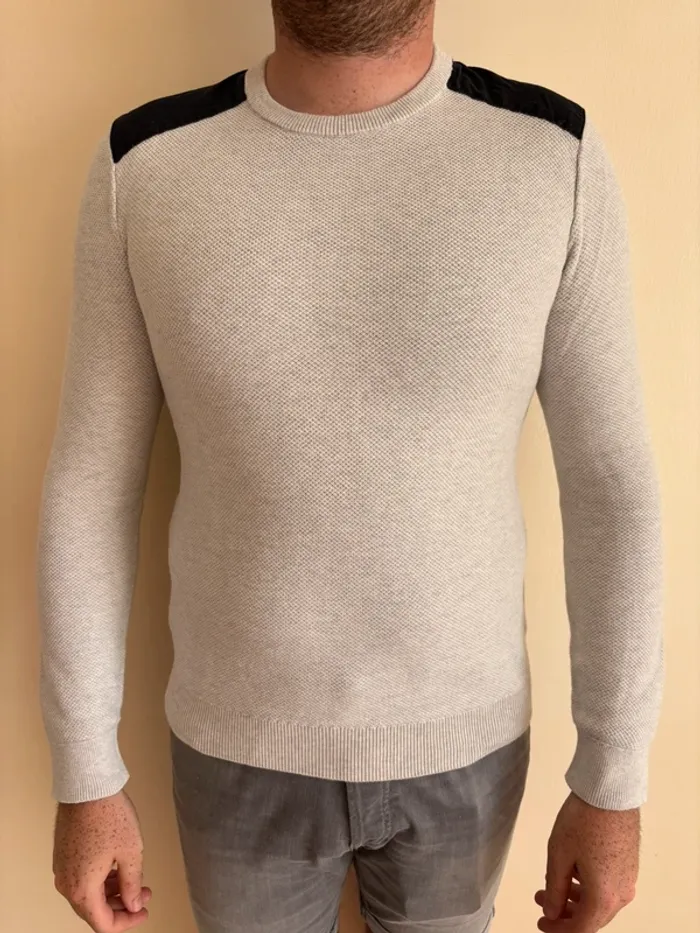Pull gris - Homme - M/38