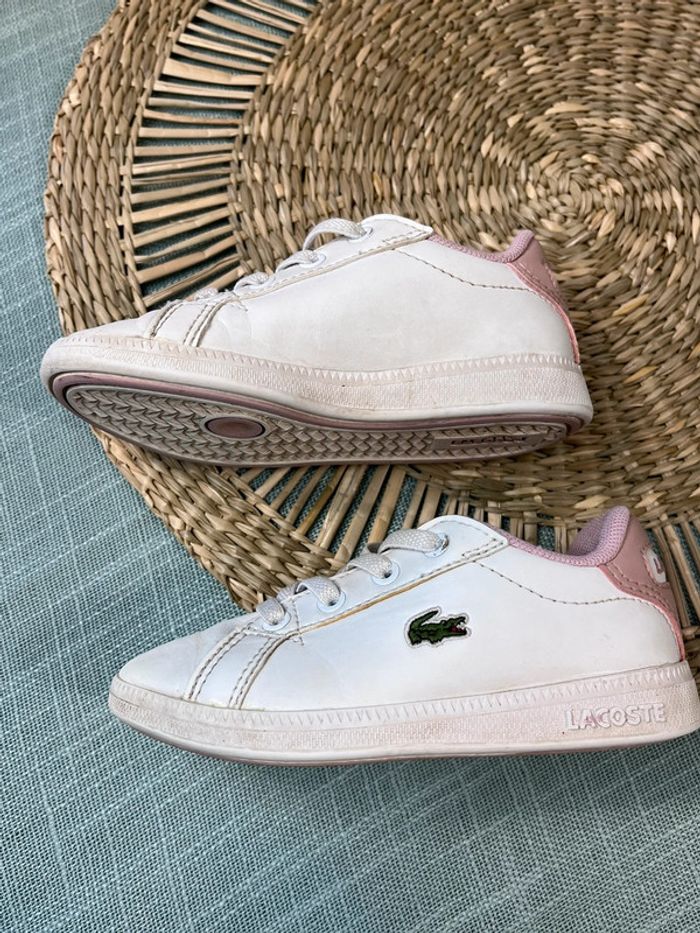Basket taille 23 Lacoste - photo numéro 8