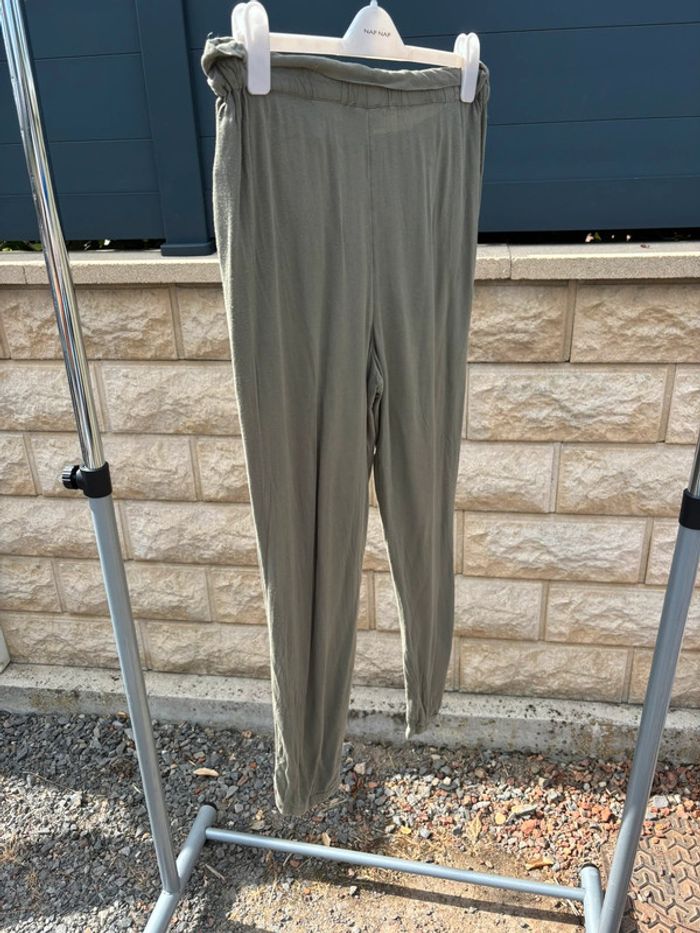 Pantalon kaki Pimkie taille 38 – coupe droite en coton confortable - photo numéro 3