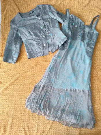 Robe habillé verte