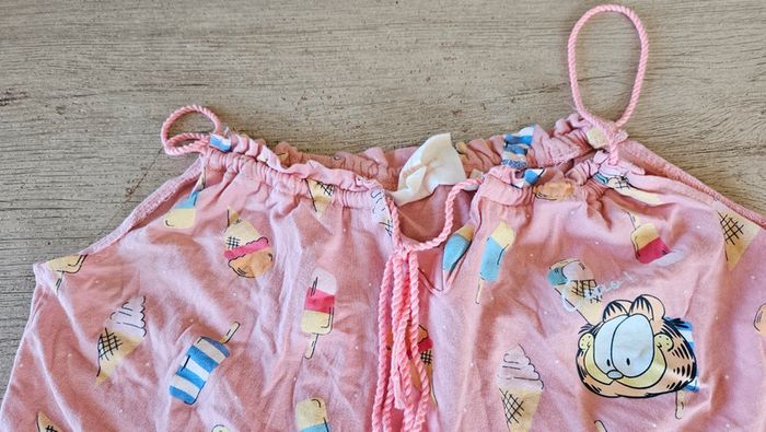 Pyjama 2 pièces rose trés clair Garfield, Women'secret, taille XS,peu mis - photo numéro 9