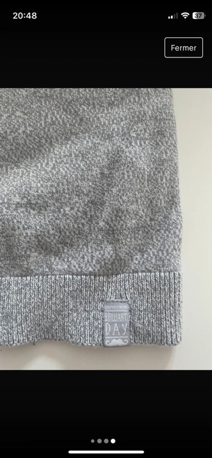 Pull sans manches orchestra gris 3 ans - photo numéro 4