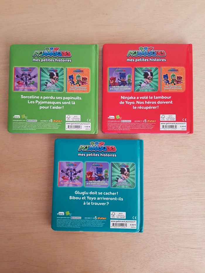 lot de 3 livres Pyjamasques - photo numéro 3