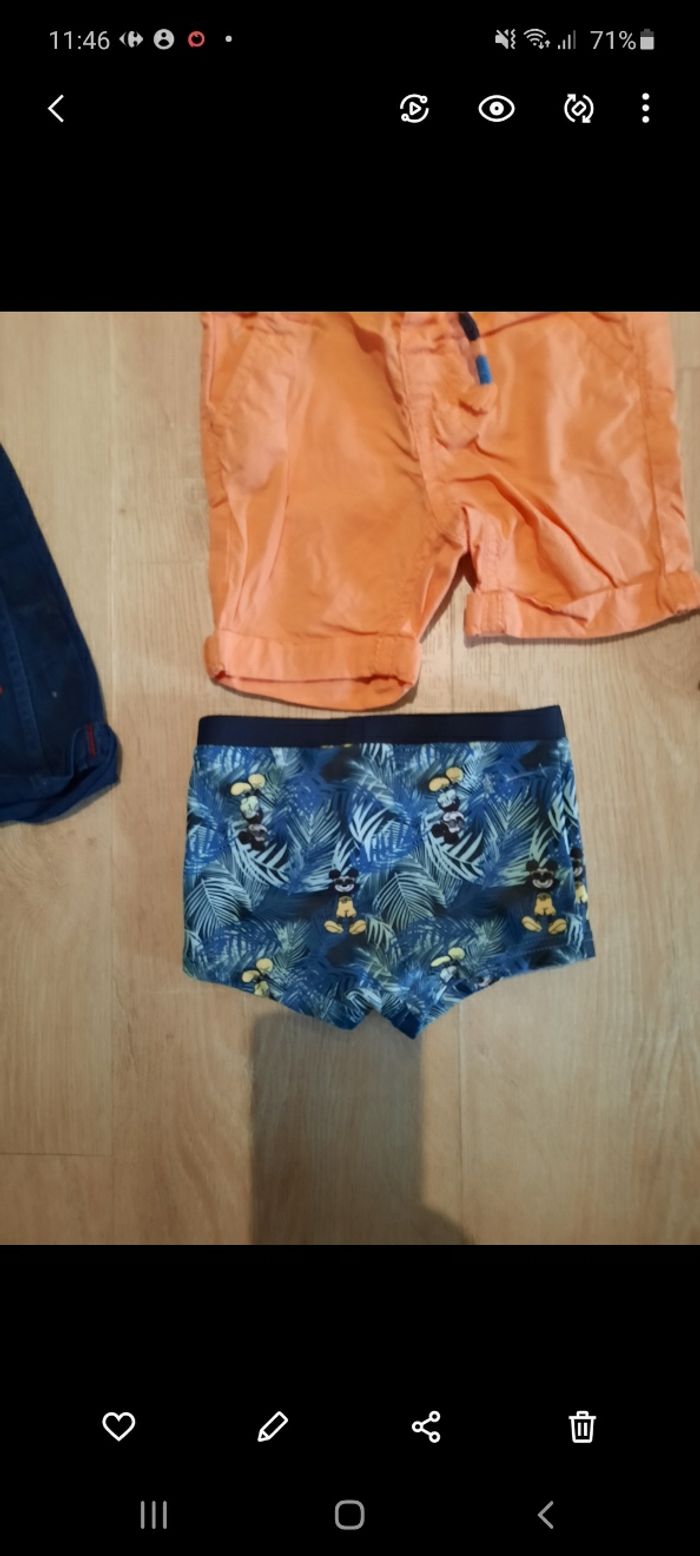 Lot de shorts et t-shirts neufs 12mois - photo numéro 8