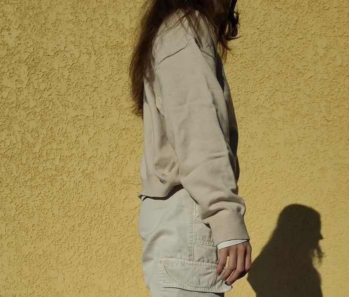 Pull beige dazy col rond - photo numéro 3