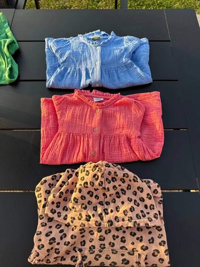 Lot robe longue manche