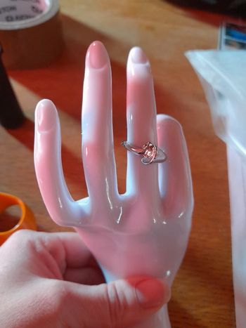 Bague argentée