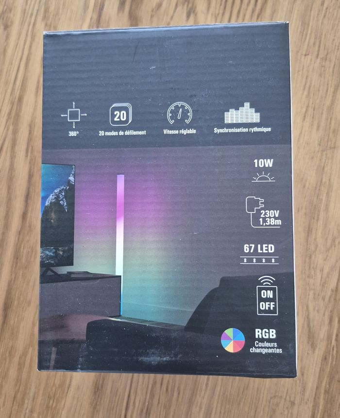 Tube LED Ambiance 1.5m - 67led 10w RGB - Neuf - photo numéro 2