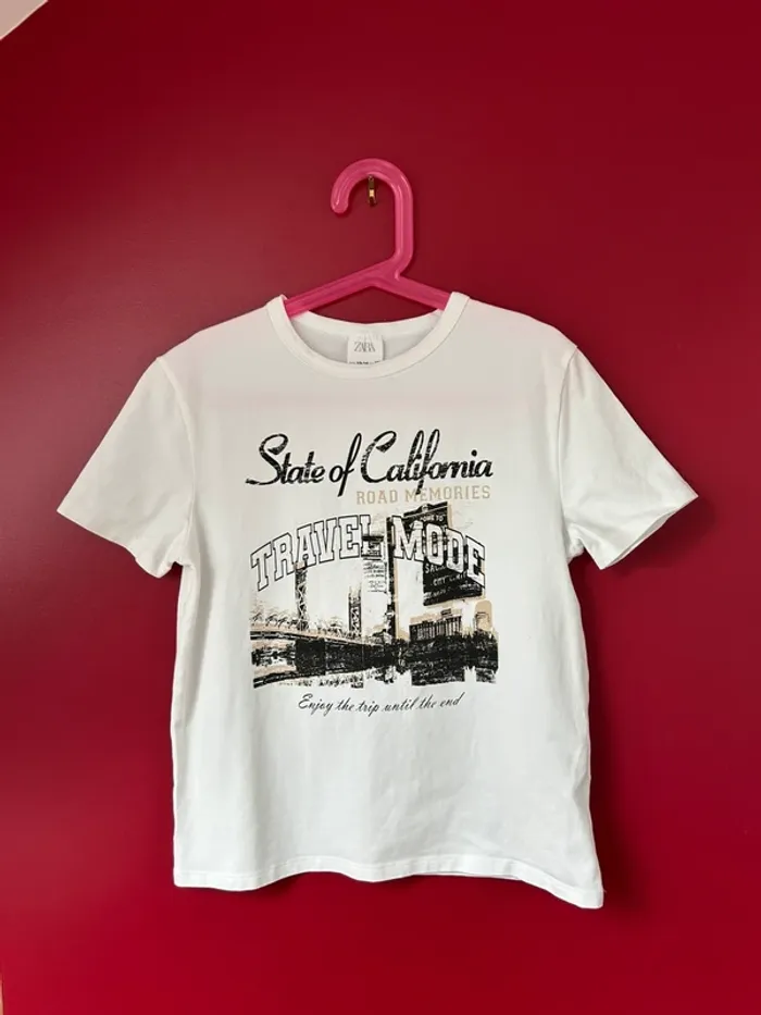 T shirt Zara fille 13-14 ans neuf