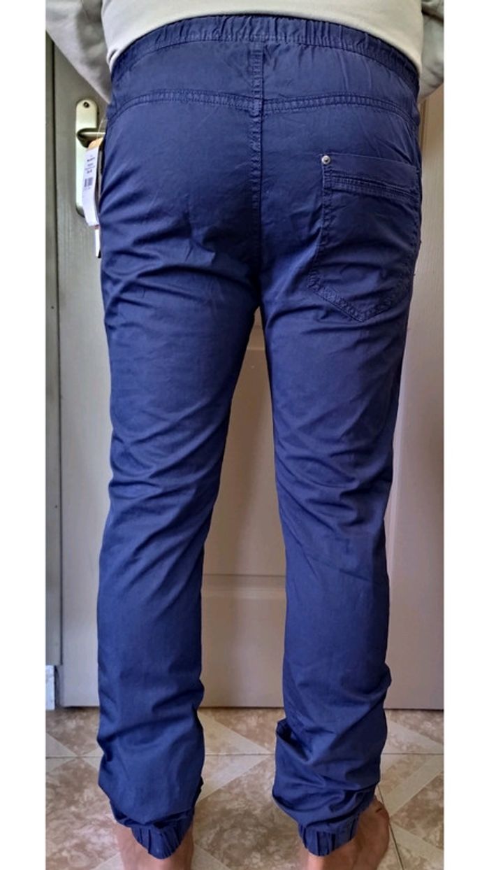 Pantalon élastique en coton taille 42