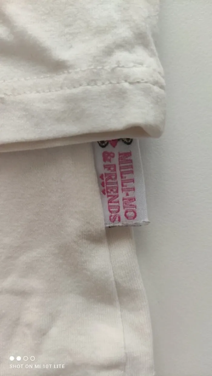 Tee shirt beige motif Milli -Mo H&M - photo numéro 4