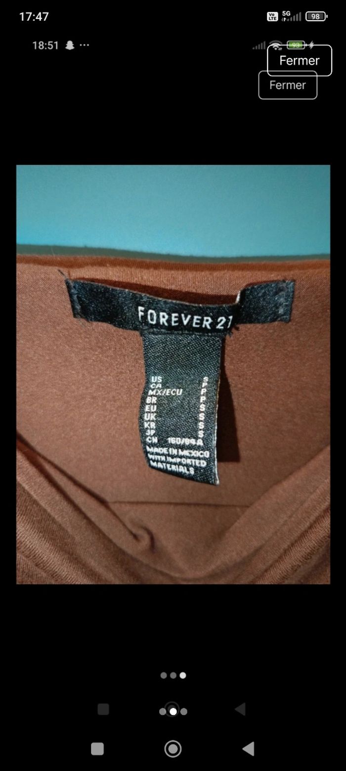 Haut manche longue épaule dénudé - photo numéro 2