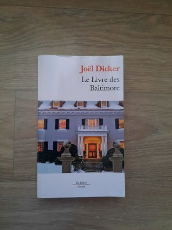 Livre: Le livre des Baltimore de Joël Dicker