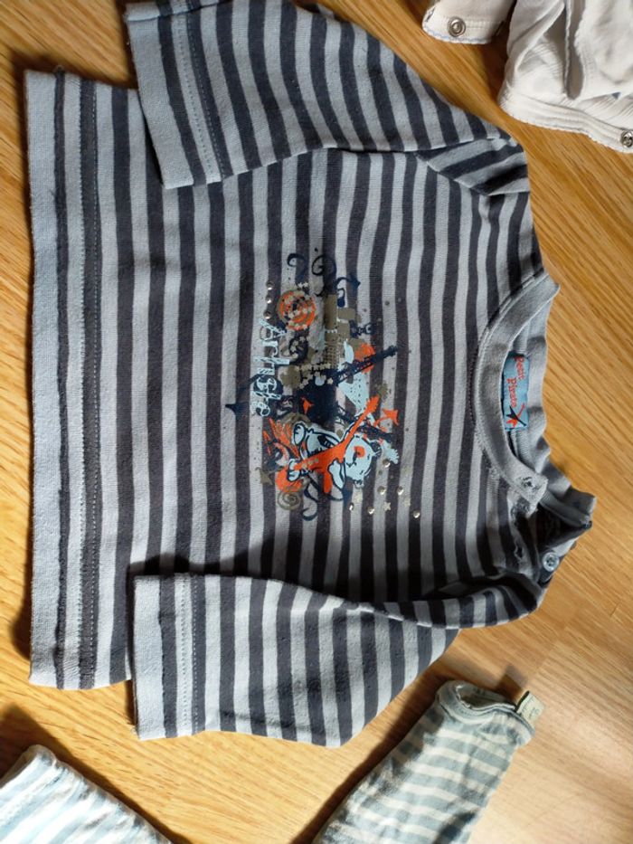 Ensemble jeans tee-shirt manches longues 3 mois - photo numéro 5