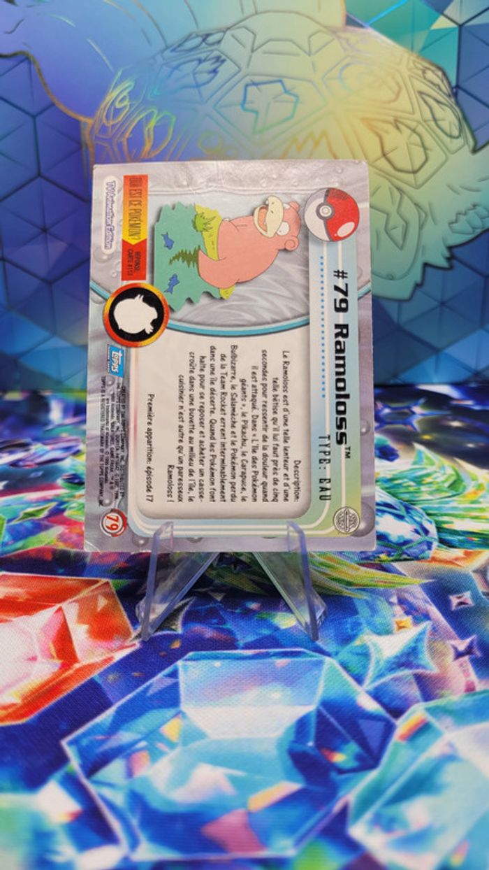 Carte Pokémon Topps n°79 Ramoloss Series 1 FR - photo numéro 2