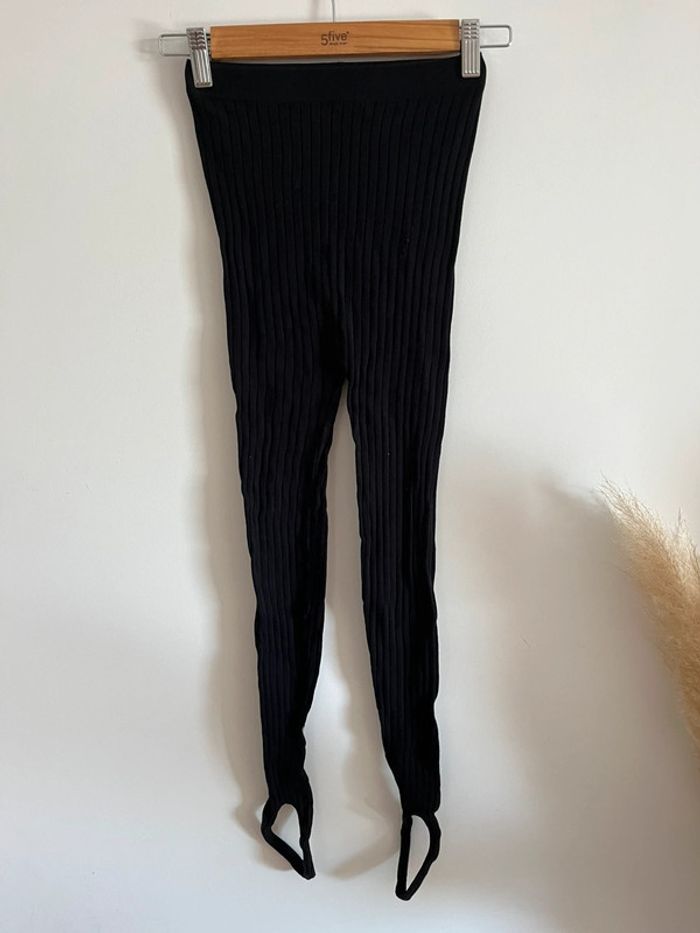 Legging fuseau noir Zara