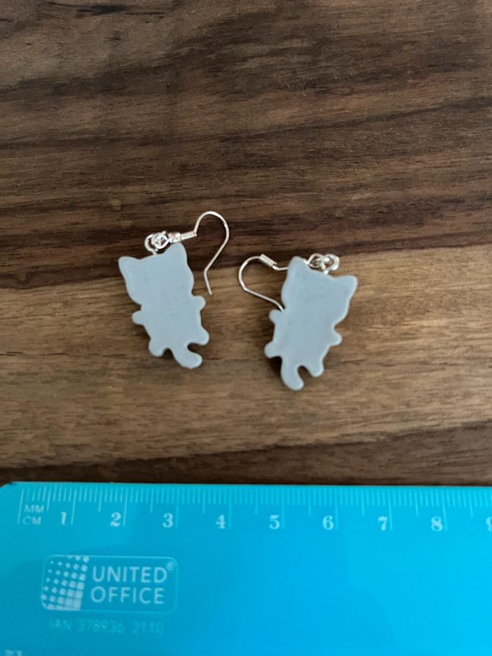 Boucles d'oreilles chat 😸 - photo numéro 3