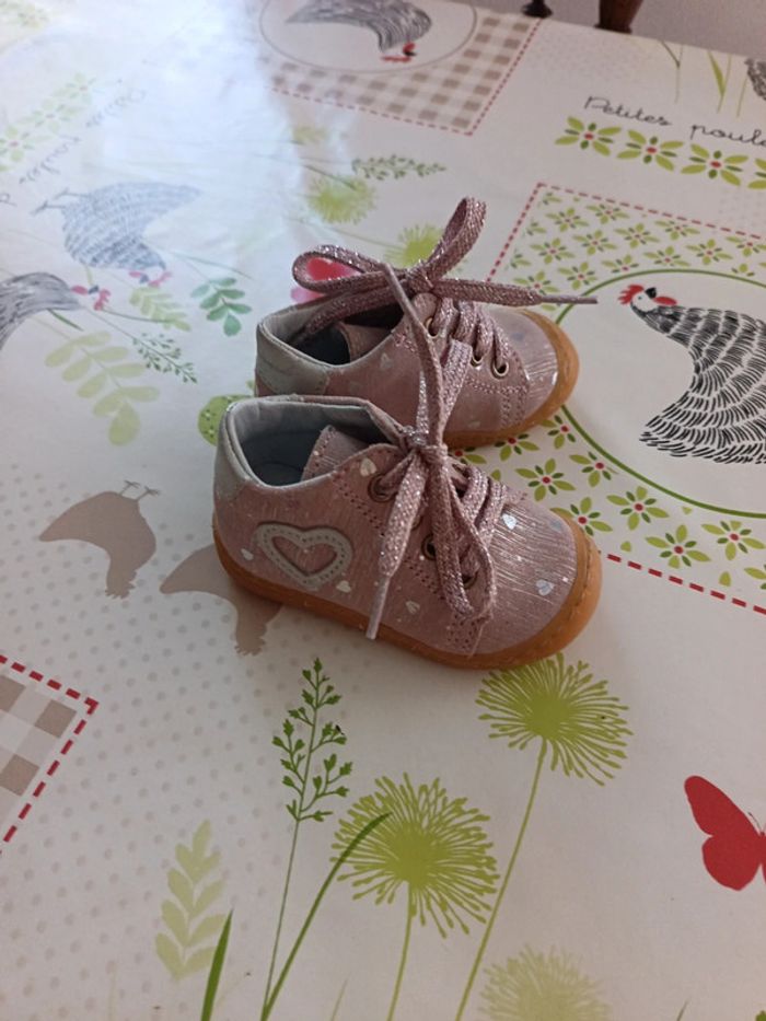 Chaussure bébé fille Gémo cuir taille 17 - photo numéro 2