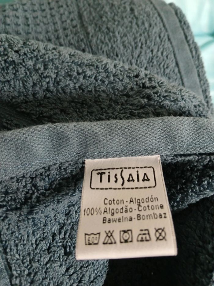 Serviettes de bain coton bio Tissaia - photo numéro 2