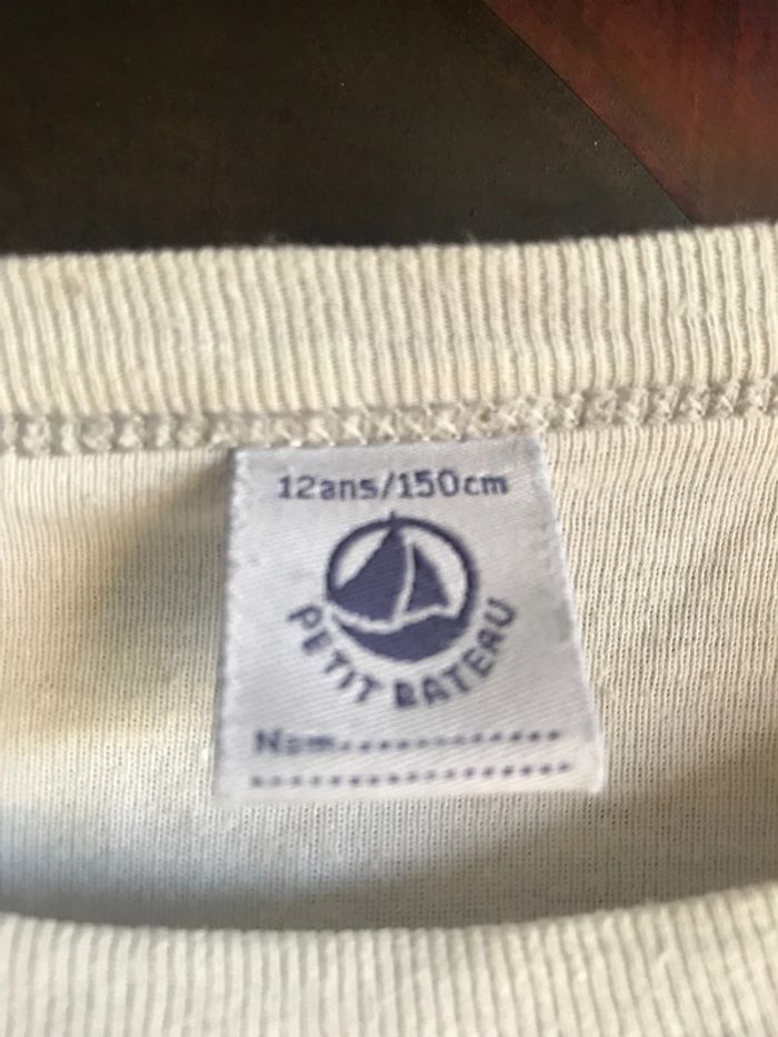 Petit bateau taille 12 ans maillot de corps - photo numéro 3