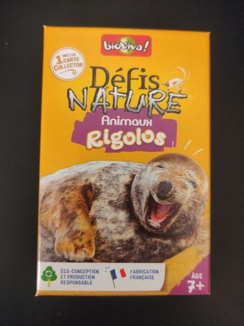 Jeu de carte défi nature