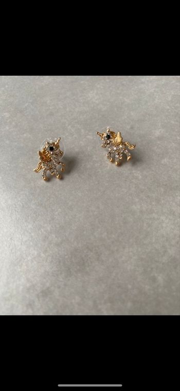 Boucles d'oreilles licorne