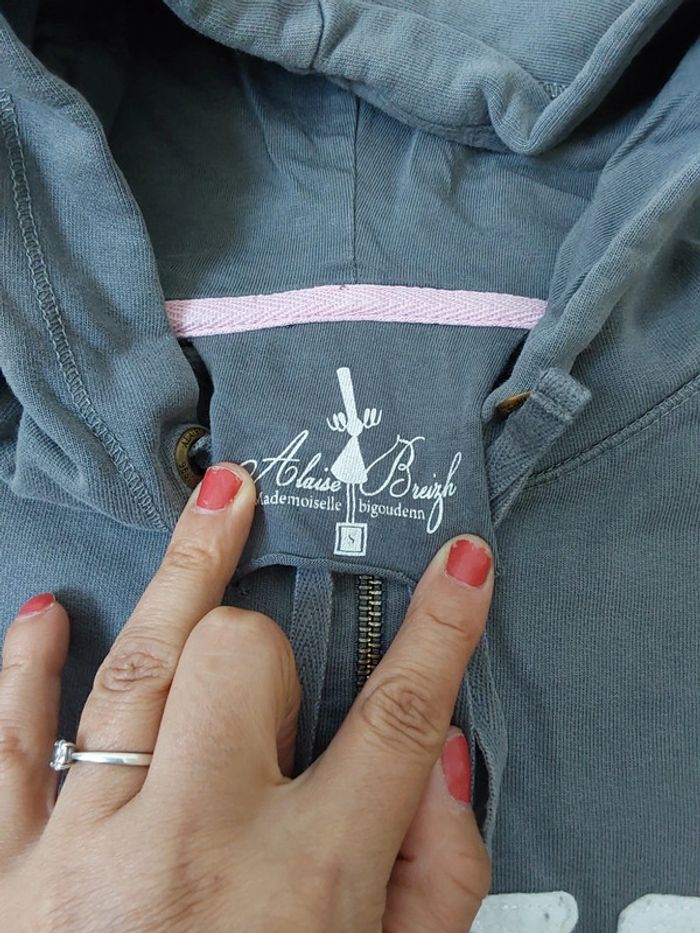 Sweat zippé A l'aise Breizh - photo numéro 3