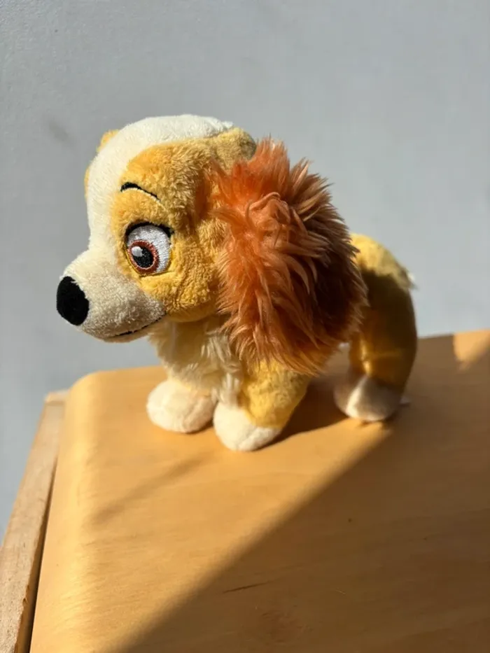 Disneyland Paris belle et le clochard#peluche#lady