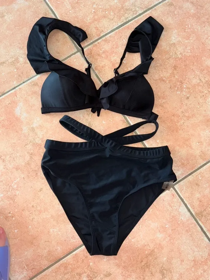 Maillot de bain noir Shein