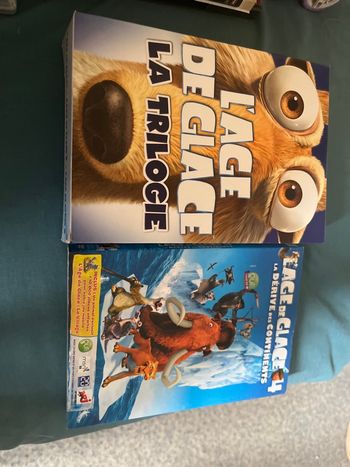 Coffret l’âge de glace et un dvd film 4